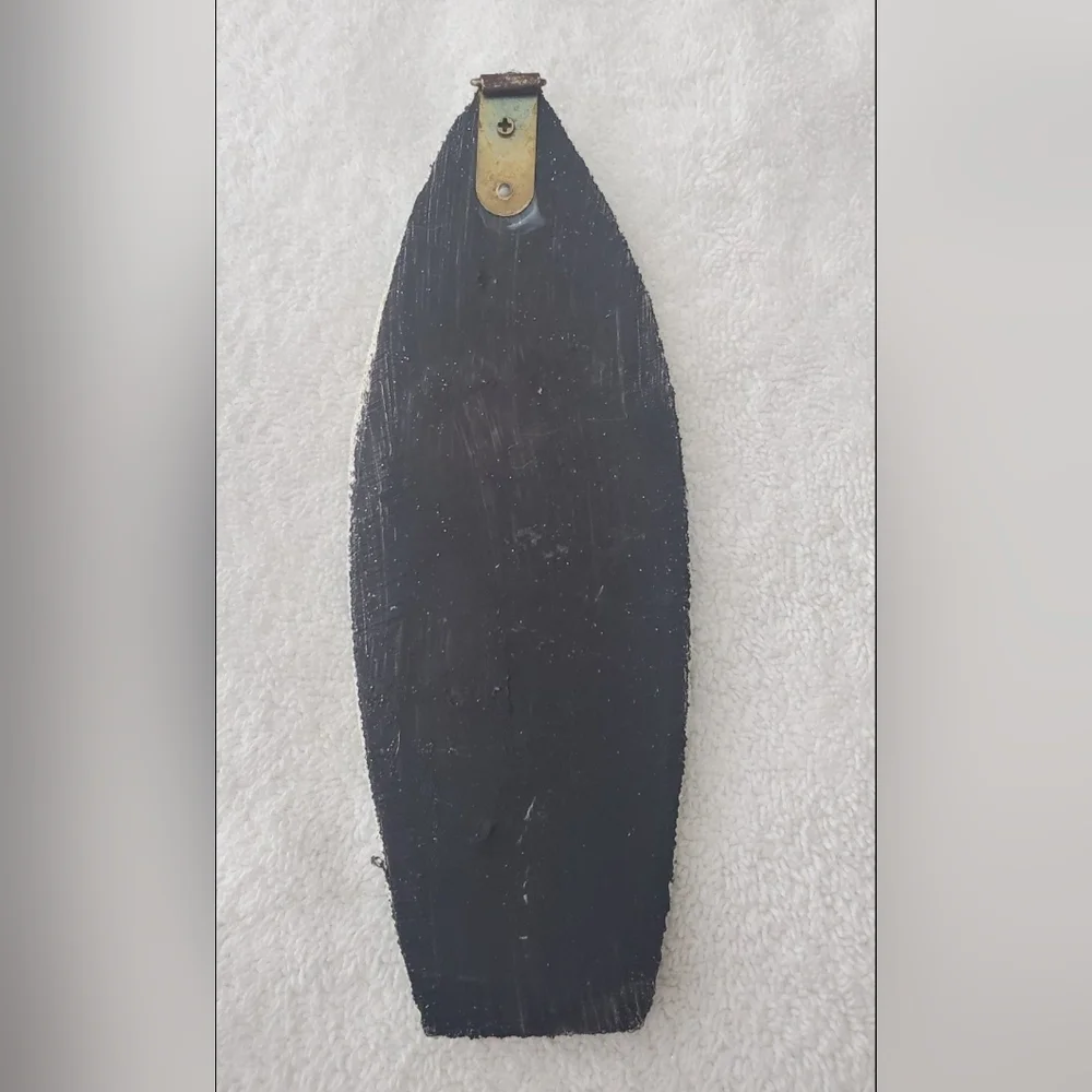Decorative Surfboard Wall Art with Mosaic Design - Picture 4 of 5